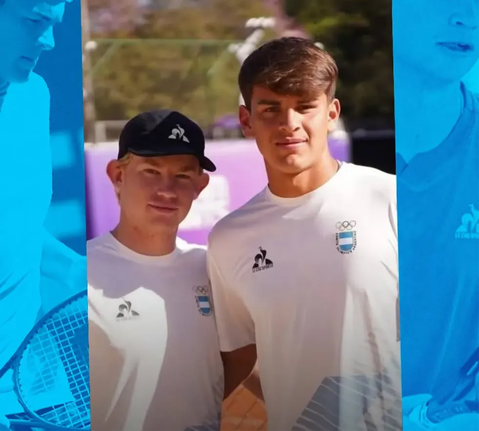 Argentina es ORO PANAMERICANO JR en dobles masculino 👏🥇Dante Pagani e Ian Vertberger se colgar