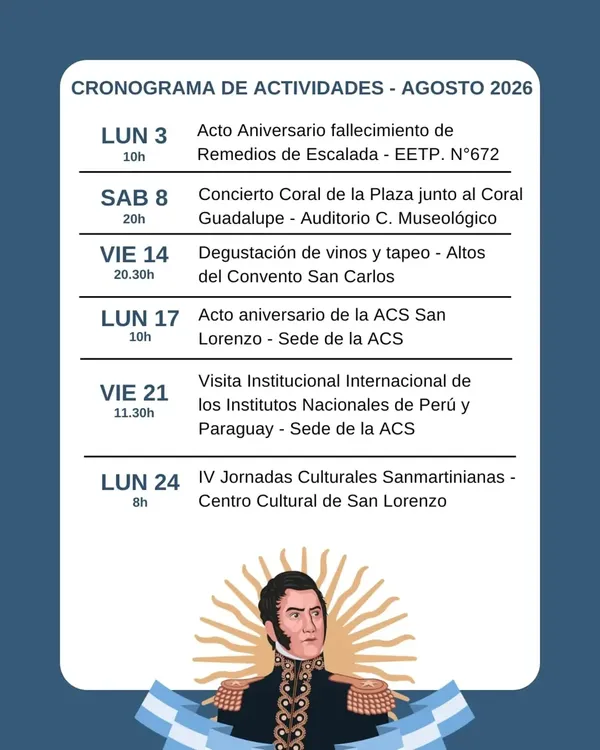 Llega Agosto y con el, un mes repleto de actividades para seguir compartiendo juntos el valor S