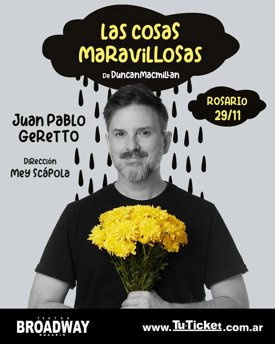 Me alegra mucho contarles que voy a estar con esta obra en Rosario el 29 de Noviembre 2025 en e