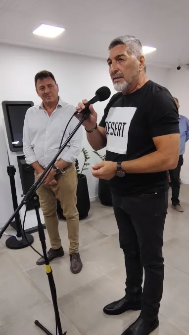 Edgardo Quiroga inauguracion