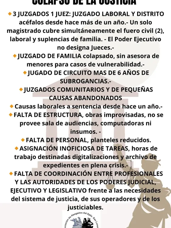 Entendemos que la situación que atraviesa el Distrito N. 12 no da para más y desde nuestra Asoc (1)